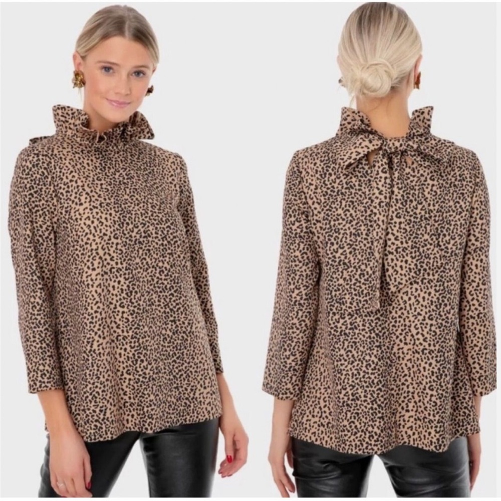 NWOT Tuckernuck Leopard Faye Blouse